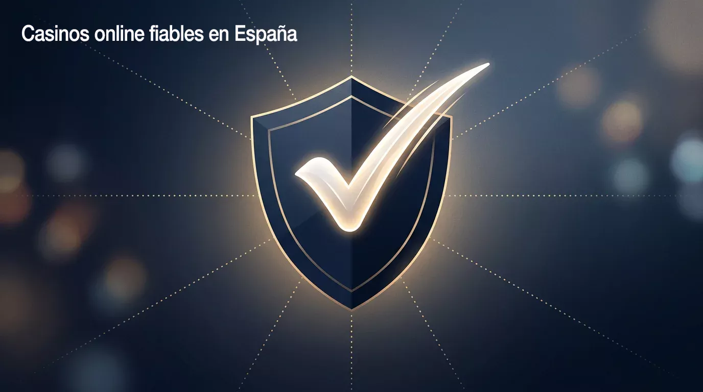 Sello con un candado cerrado y marca de verificación sobre fondo neutro, simbolizando fiabilidad