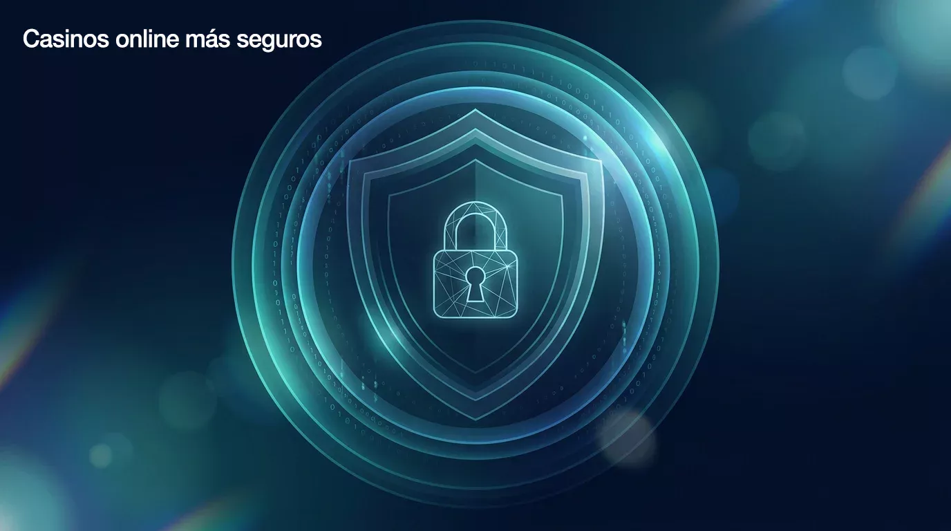 Escudo geométrico cerrado con candado y trama de cifrado en segundo plano, simbolizando seguridad